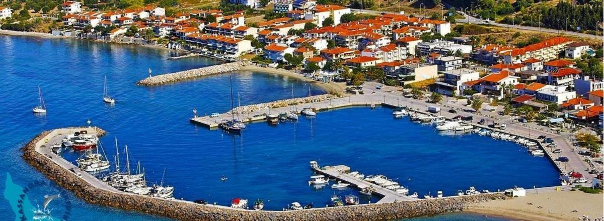 Apartmán navy blue Nea Skioni Exteriér fotografie