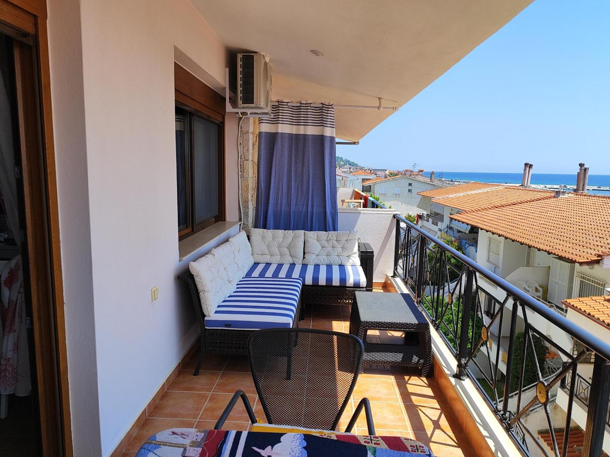 Apartmán navy blue Nea Skioni Exteriér fotografie